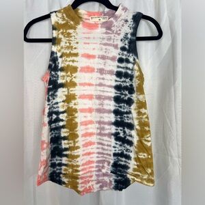 Electric & Rose size xs Tie-Dye Sleeveless Women's Top